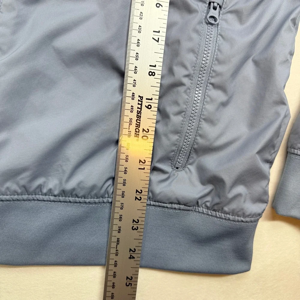 Nike Sportswear Colorblock Windbreaker Hooded Jacket Blue White Youth XL Women S